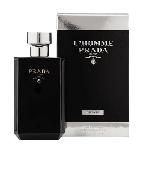 prada l'homme intense notes.